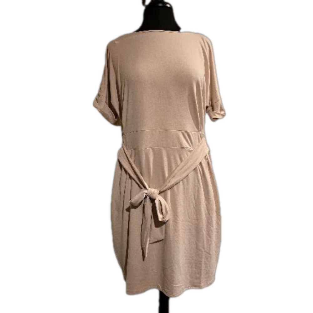 Zenana NWOT Blush Pink Super Soft Midi Dress